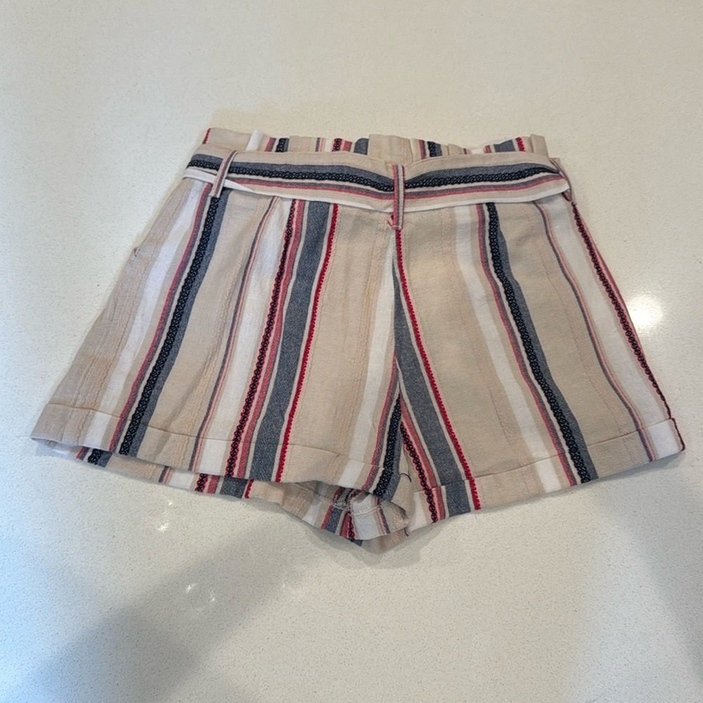 Altar'd State High Waist Red, White and Blue Shorts - Picture 2 of 4